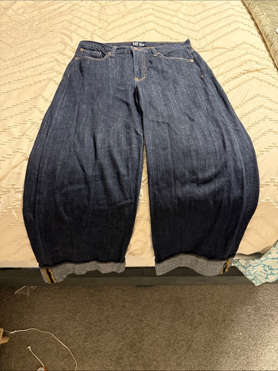 GAP Denim - GAP Dark Blue Wide-Leg Jeans